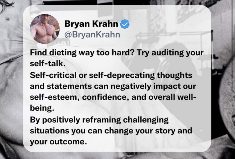 Dieting difficulties? Audit your self-talk
